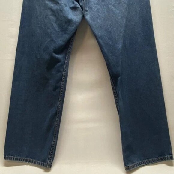 Levi's 569 Jeans Men's 34x30 Blue Drk Wash Loose Fit Straight Leg LEVI Denim GUC - Picture 5 of 12